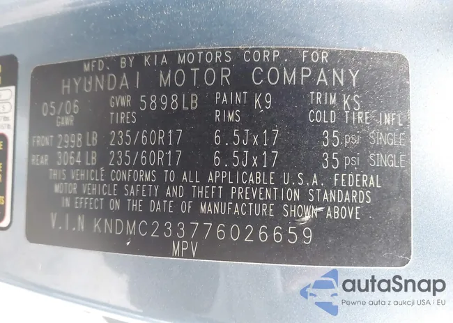 KNDMC233776026659: 43851443