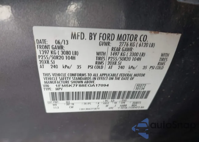 1FM5K7F88EGA17094: 43852001