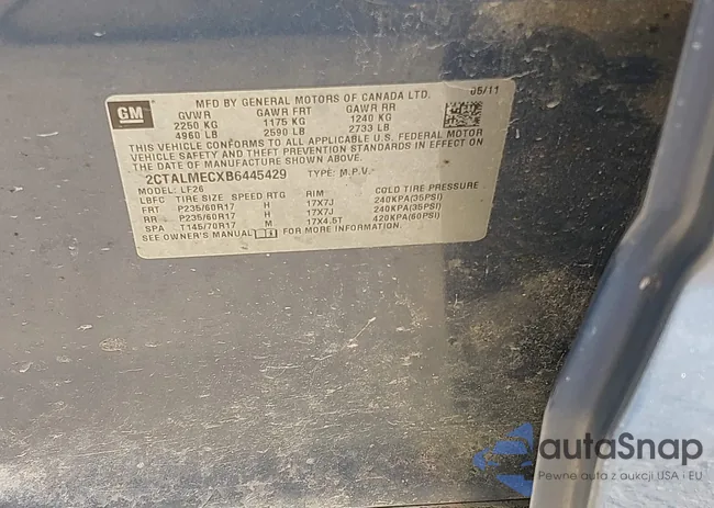 2CTALMECXB6445429: 43852074