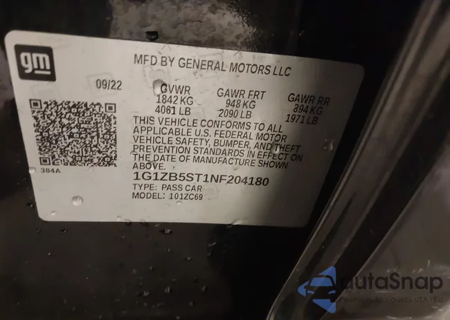 1G1ZB5ST1NF204180: 43852247