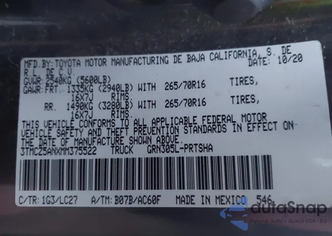 3TMCZ5ANXMM375522: 43853025