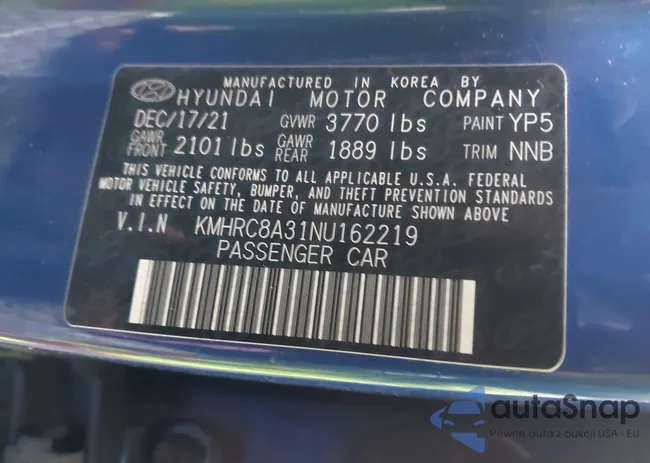 KMHRC8A31NU162219: 43853213