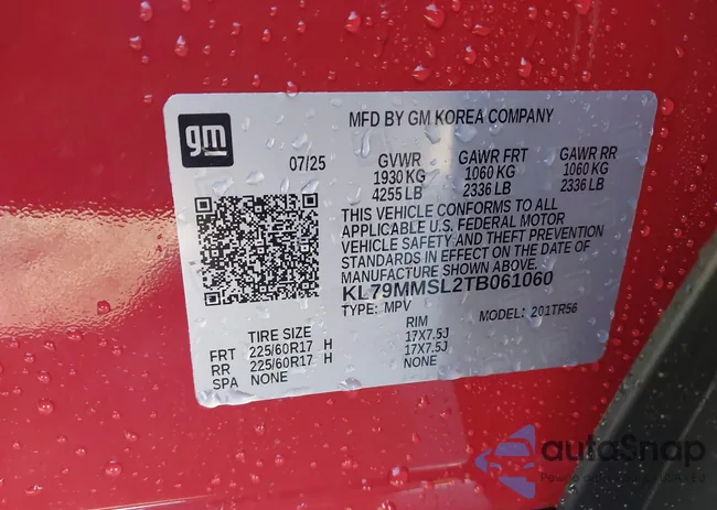 KL79MMSL2TB061060: 43853314