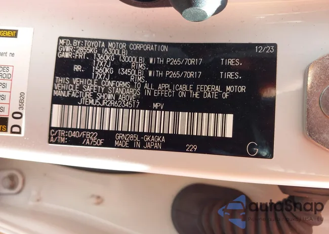 JTEMU5JR2R6234517: 43853442