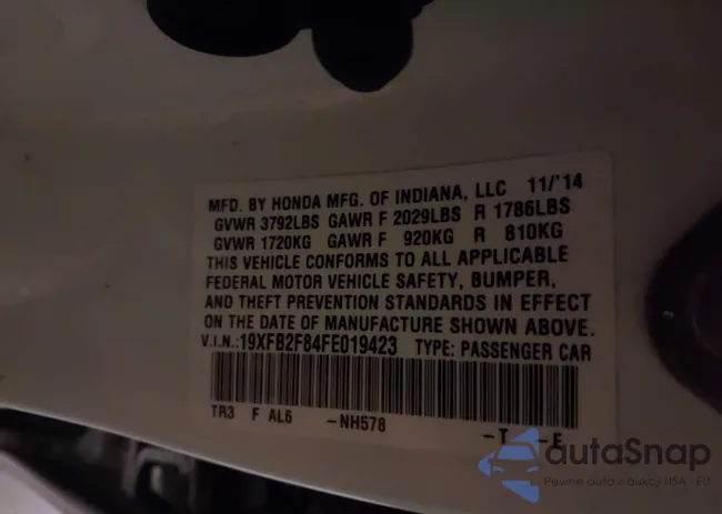 19XFB2F84FE019423: 43853495