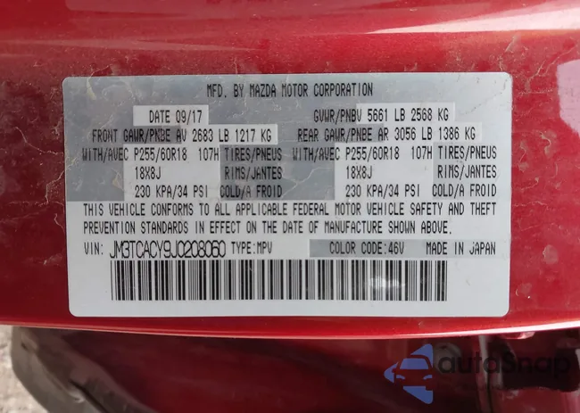 JM3TCACY9J0208060: 43852693