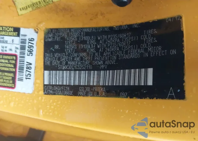 5TDKK3DC1CS252110: 43852721