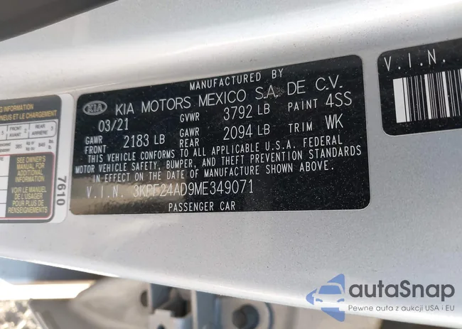 3KPF24AD9ME349071: 43852895