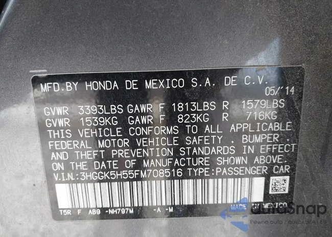 3HGGK5H55FM708516: 43853993