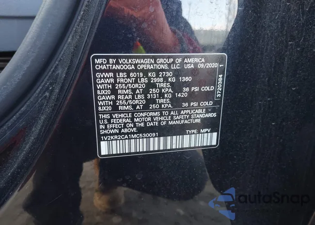 1V2KR2CA1MC530091: 43854125