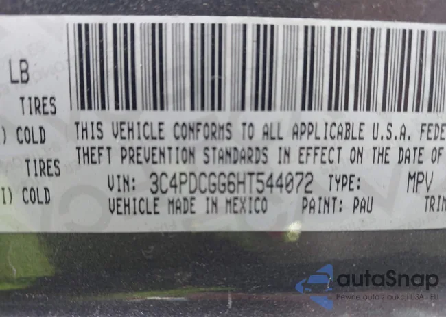 3C4PDCGG6HT544072: 43854210