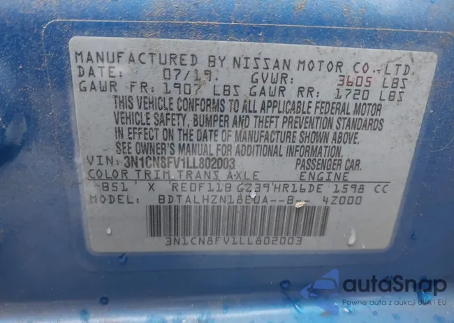 3N1CN8FV1LL802003: 43854450