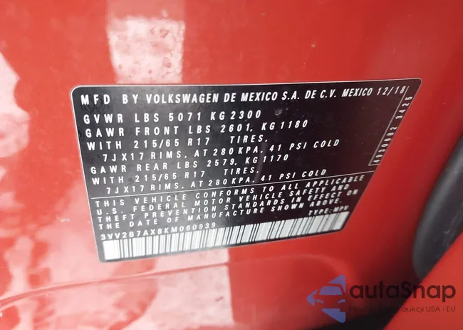 3VV2B7AX8KM060939: 43854468