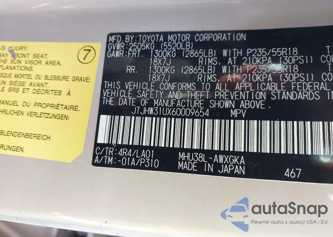 JTJHW31UX60009654: 43853576