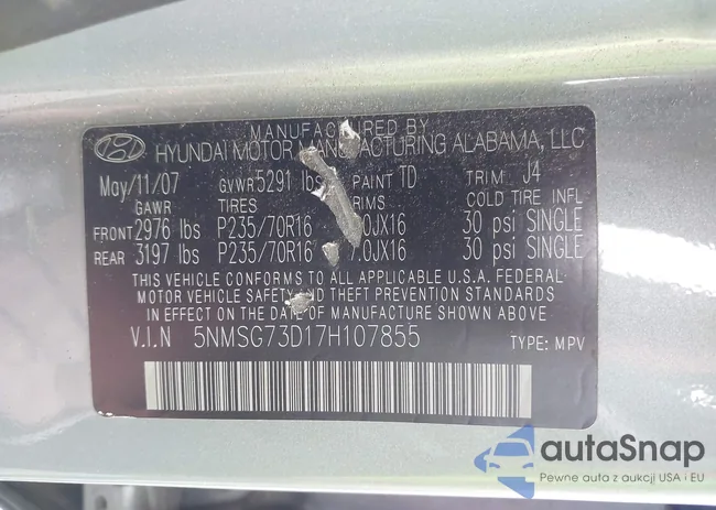 5NMSG73D17H107855: 43854986