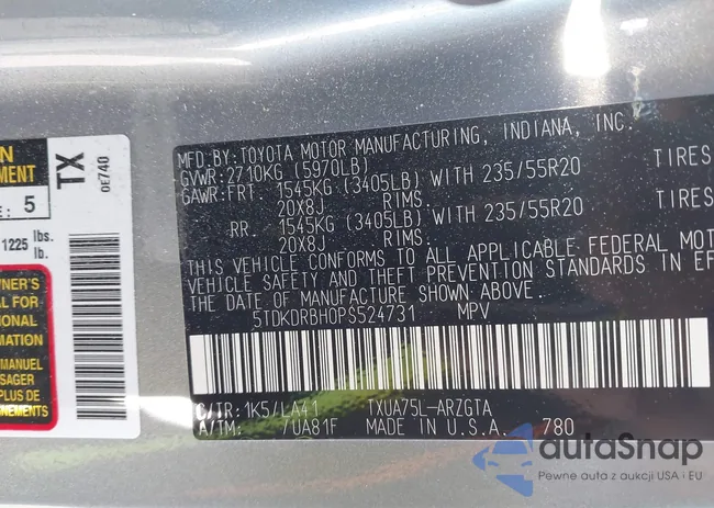 5TDKDRBH0PS524731: 43855102