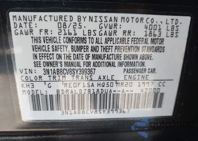 3N1AB8CV8SY399367: 43855123