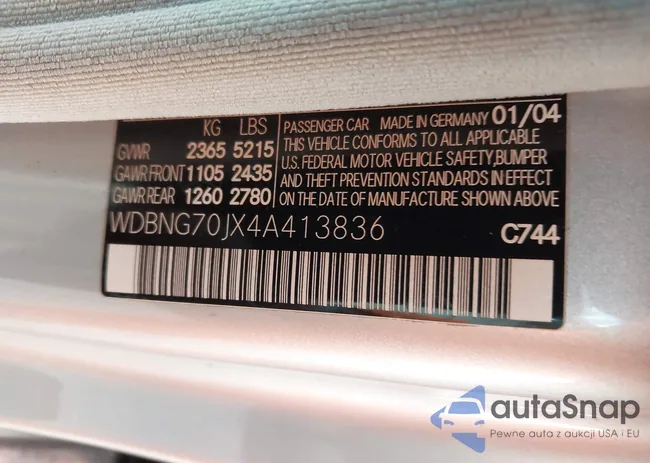 WDBNG70JX4A413836: 43855169