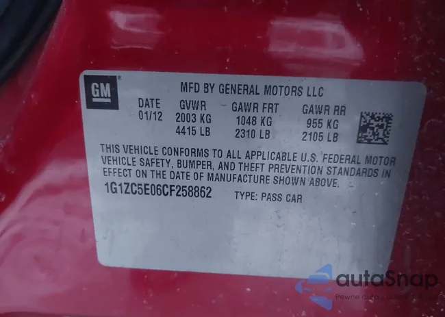 1G1ZC5E06CF258862: 43855258