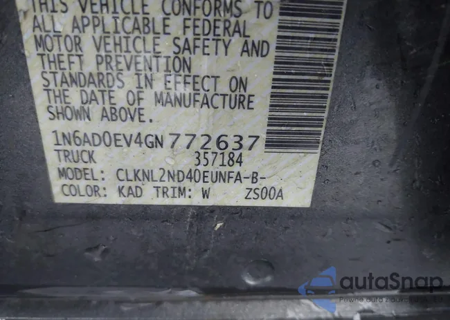 1N6AD0EV4GN772637: 43855289