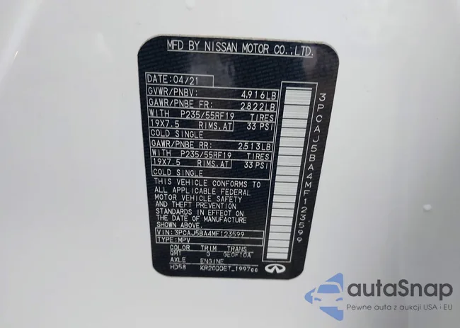 3PCAJ5BA4MF123599: 43855326