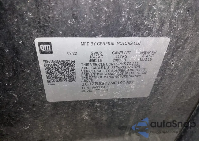 1G1ZB5ST7NF191497: 43854560