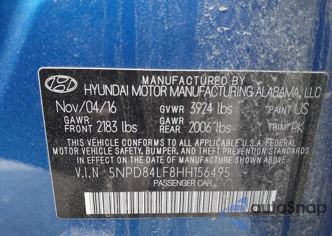 5NPD84LF8HH156495: 43856109