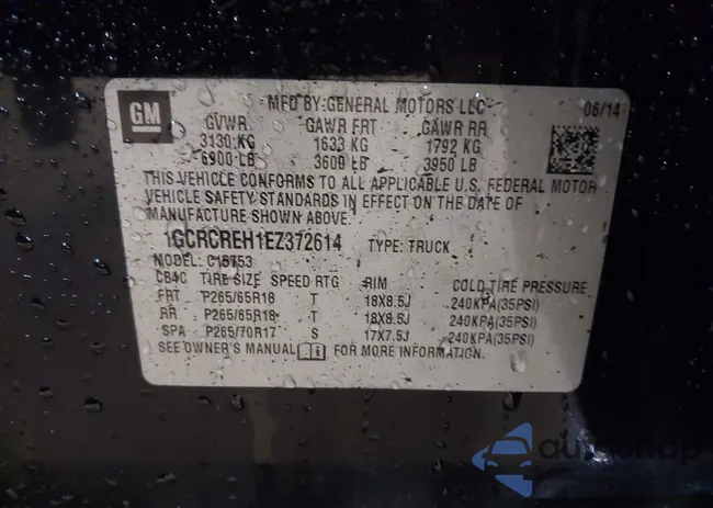 1GCRCREH1EZ372614: 43856139