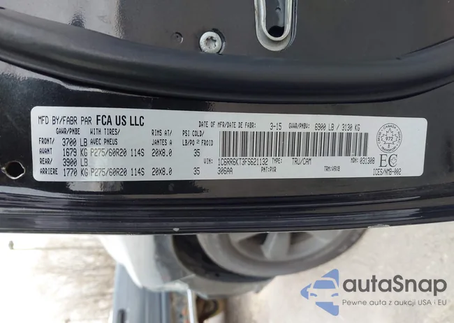 1C6RR6KT3FS621132: 43856202