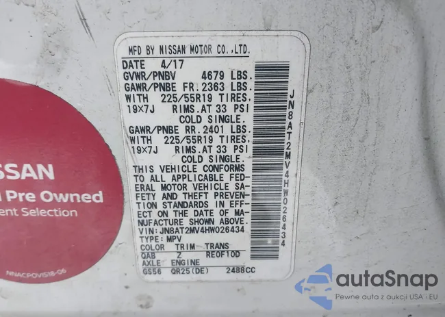 JN8AT2MV4HW026434: 43855610