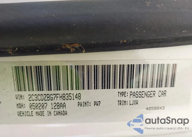 2C3CDZBG7FH835148: 43855673