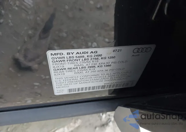 WA1AAAFY0M2129283: 43855849