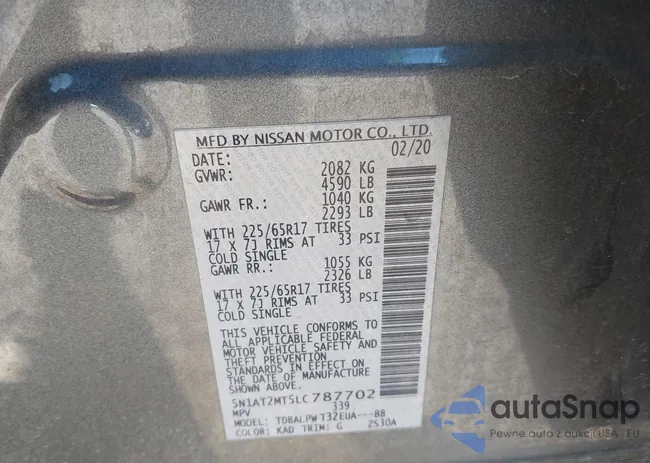 5N1AT2MT5LC787702: 43856925