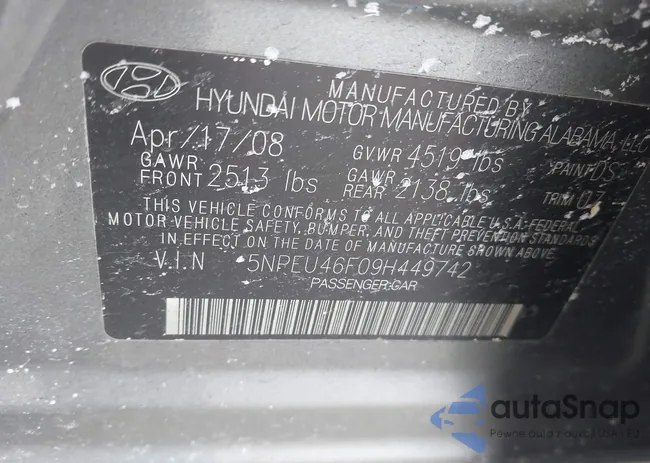 5NPEU46F09H449742: 43857287