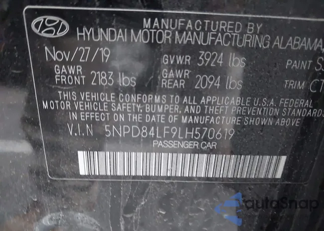 5NPD84LF9LH570619: 43857341