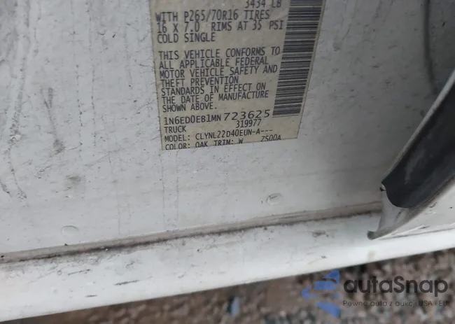 1N6ED0EB1MN723625: 43857477