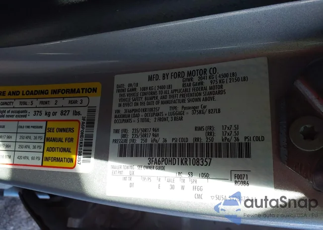 3FA6P0HD1KR108357: 43856633