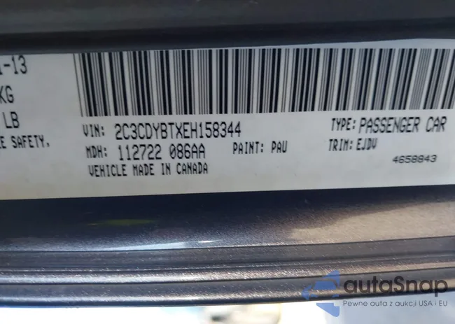 2C3CDYBTXEH158344: 43856776