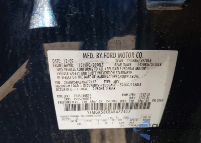 2FMGK5BC8ABA77417: 43856784