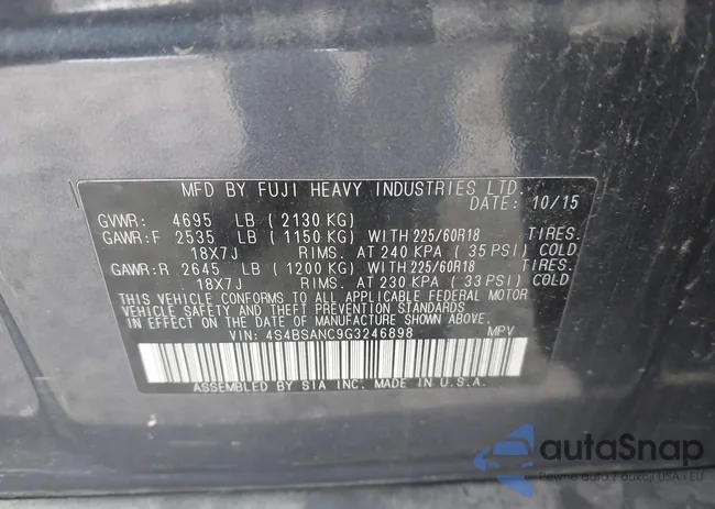 4S4BSANC9G3246898: 43856875