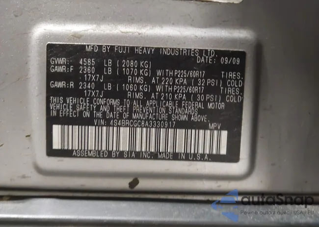 4S4BRCGC8A3330917: 43857988