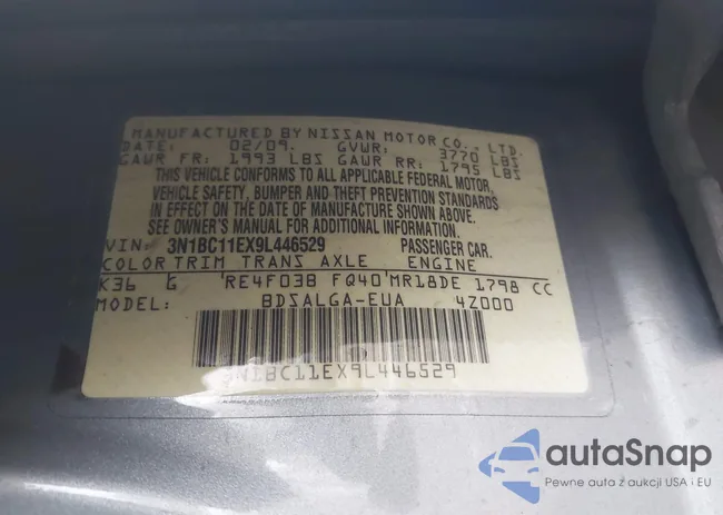 3N1BC11EX9L446529: 43858218