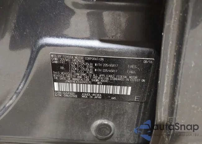 JTMZFREV2GD090575: 43858238