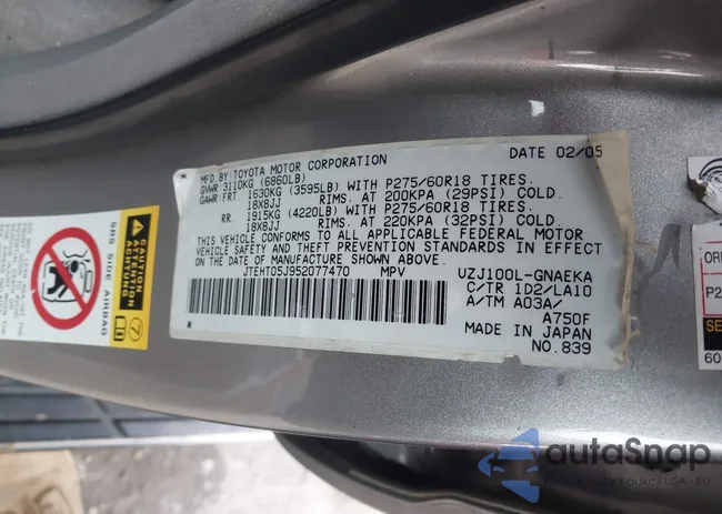 JTEHT05J952077470: 43858378