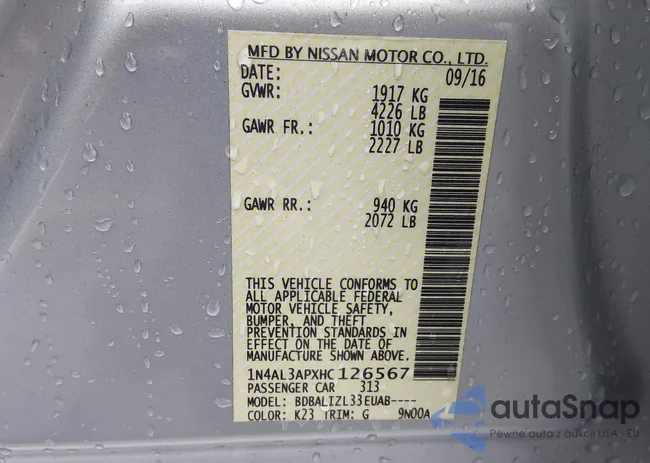 1N4AL3APXHC126567: 43858385