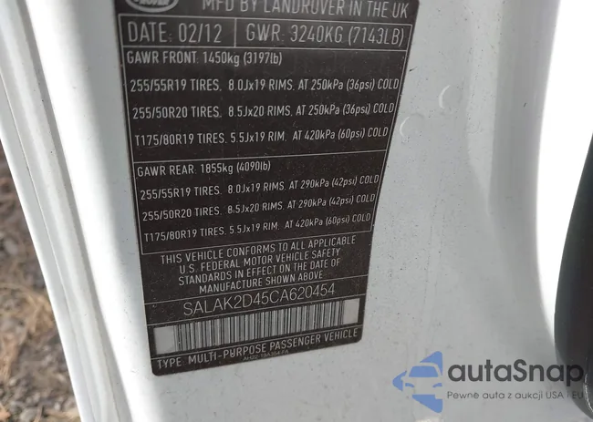 SALAK2D45CA620454: 43857544