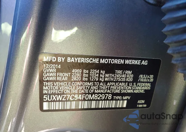 5UXWZ7C54F0M82978: 43858905