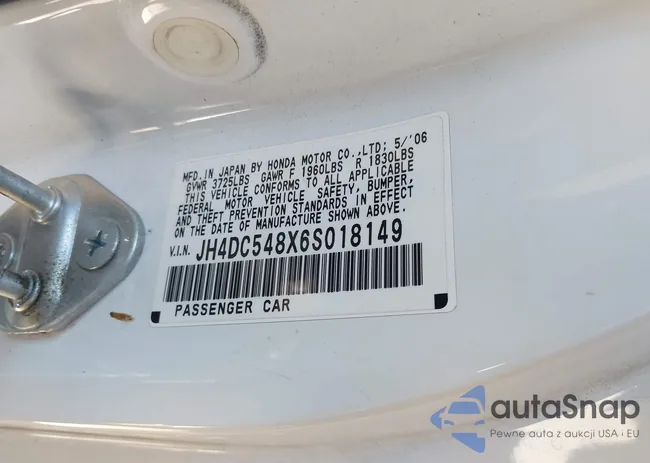 JH4DC548X6S018149: 43858964