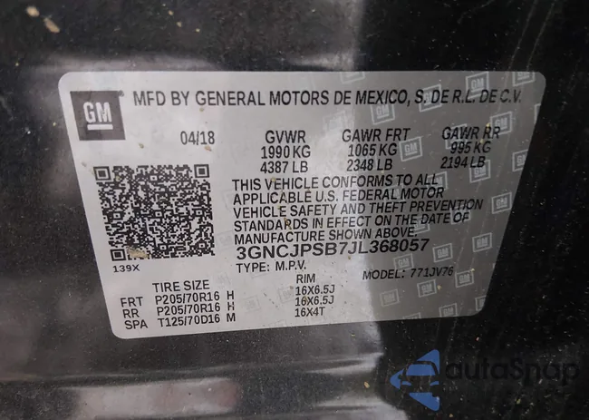 3GNCJPSB7JL368057: 43858582