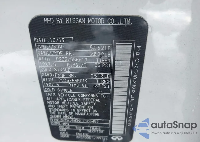 3PCAJ5M39LF105452: 43858663